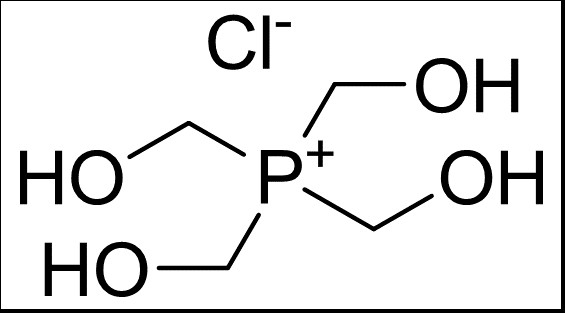 CAS 124-64-1 Tetrakis-Hidroksimetil Fosfonyum Klorür THPC Renksiz Veya Saman Sarısı Sıvı
