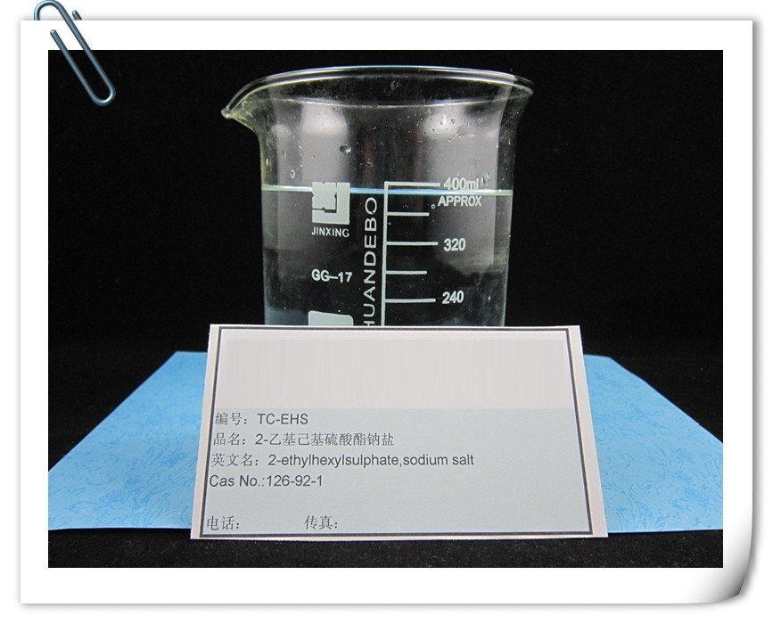 CAS 126-92-1 Sodyum Etil Heksil Sülfat C8H17NaO4S TC-EHS